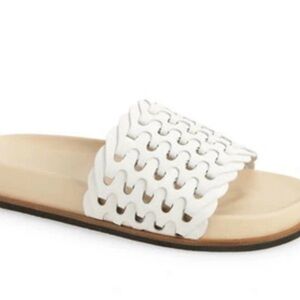 Rag & Bone Women's White Leather Slides